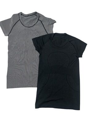 2 tops - Lululemon Women Swifty Tech Short-Sleeve Shirt